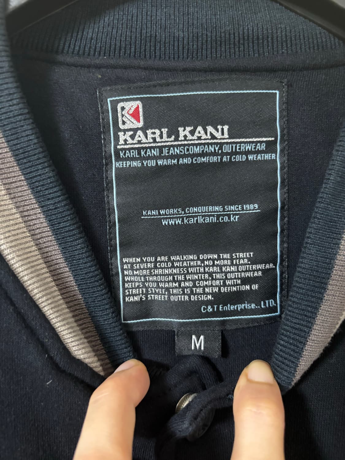 칼카니 블랙 스타디움 자켓 상품이미지6