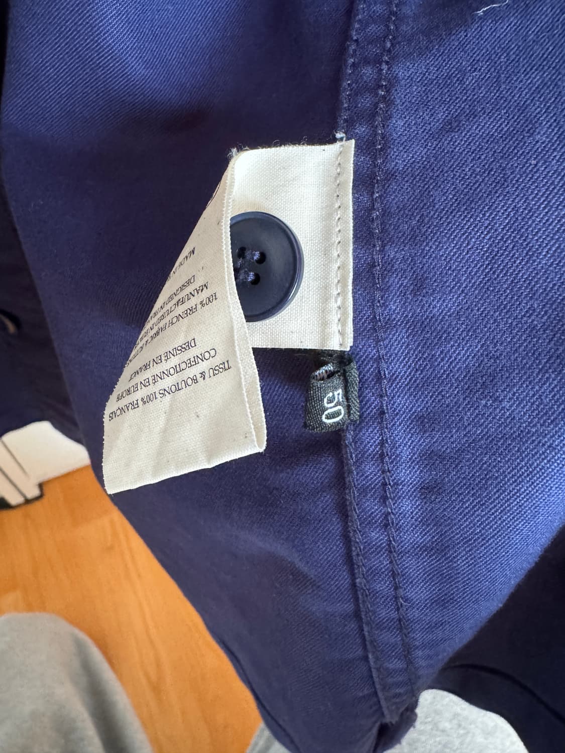 르몽생미셸 워크자켓 코발트블루 50사이즈 상품이미지4