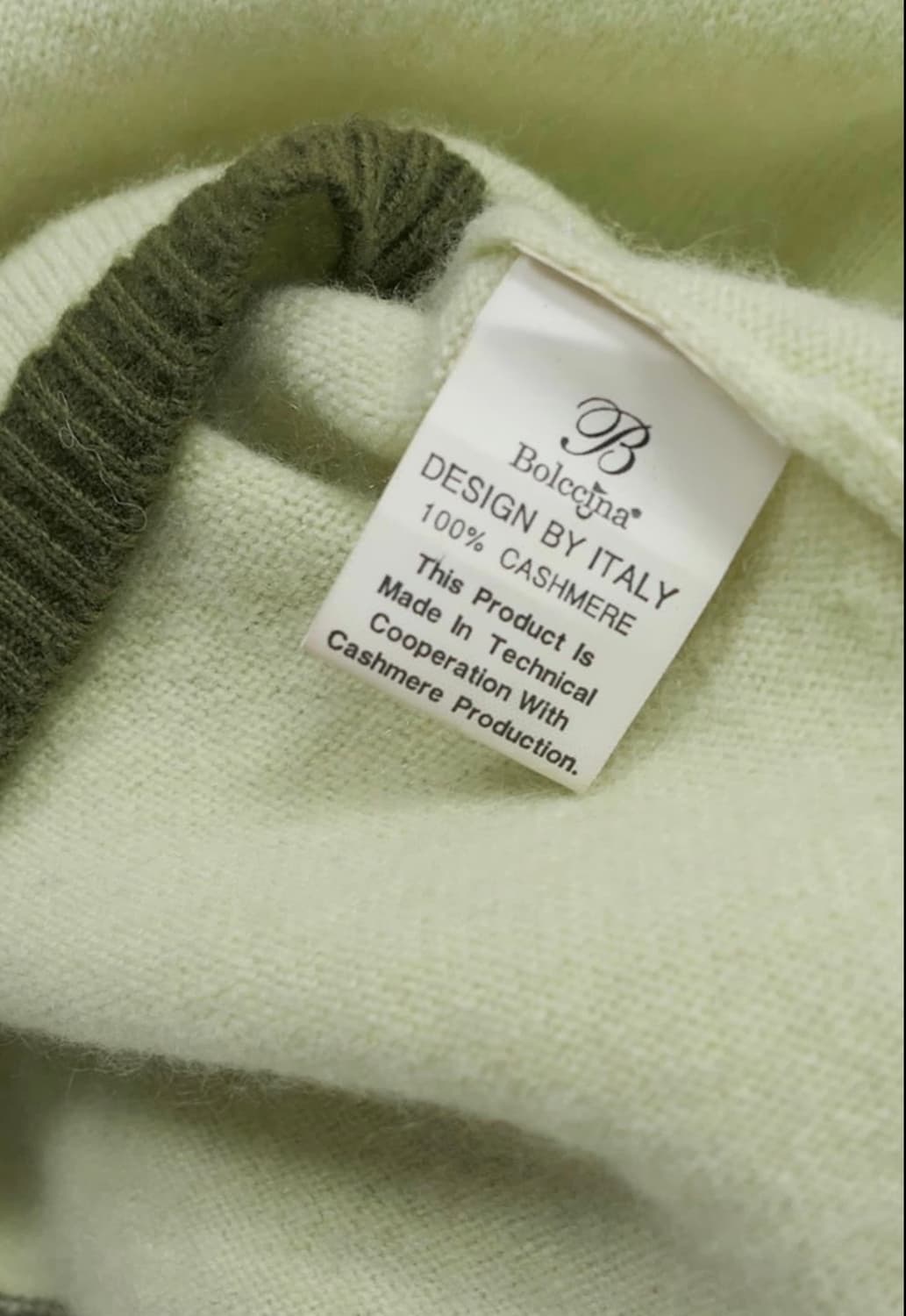 Olive cashmere knit  상품이미지5