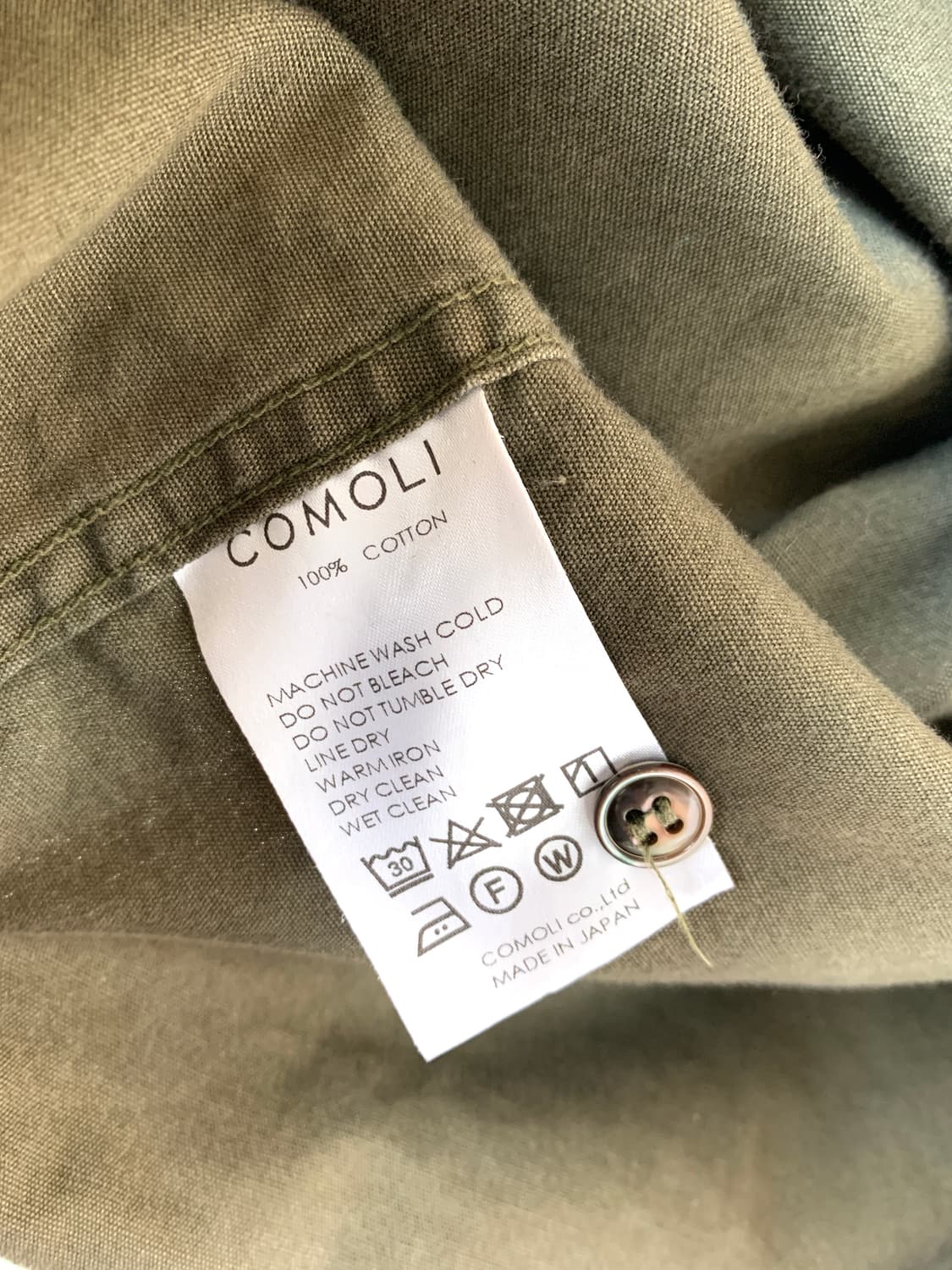 Comoli 2 pocket shirt 상품이미지4