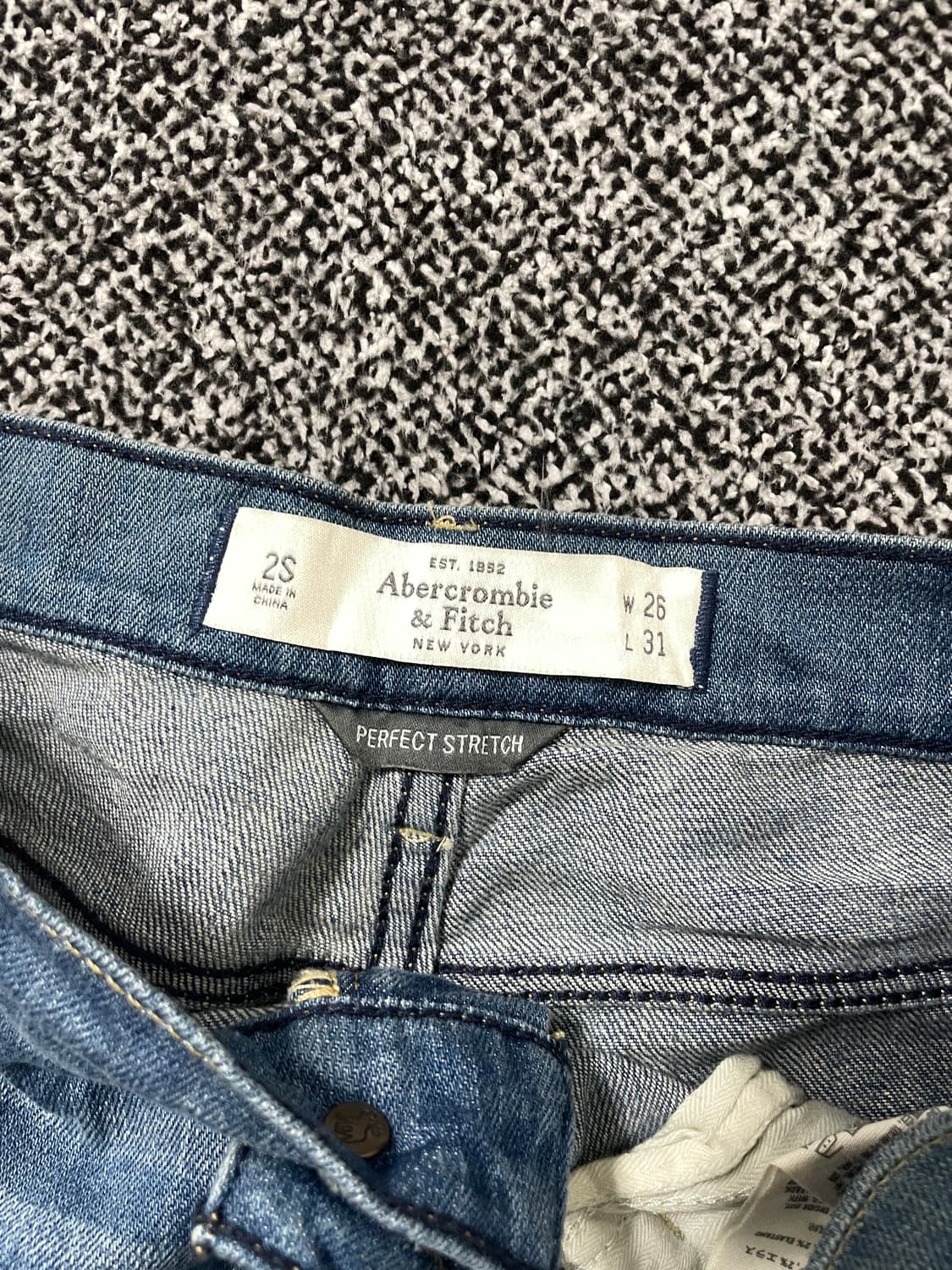 빈티지9. 아베크롬비 앤 피치 로우라이즈 Y2K 부츠컷 데님팬츠 청바지 상품이미지2