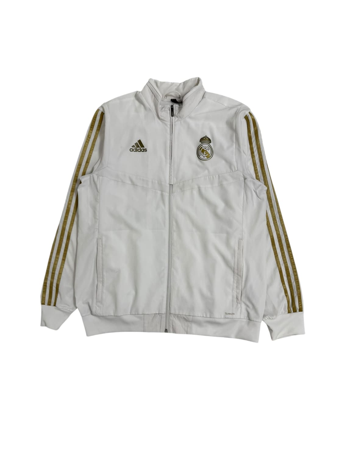 아디다스 레알마드리드 화이트 골드 집업 상품이미지5