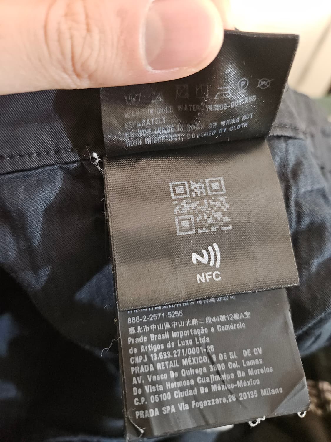 제목 프라다 by 라프시몬스 19시즌 코튼 팬츠 상품이미지5