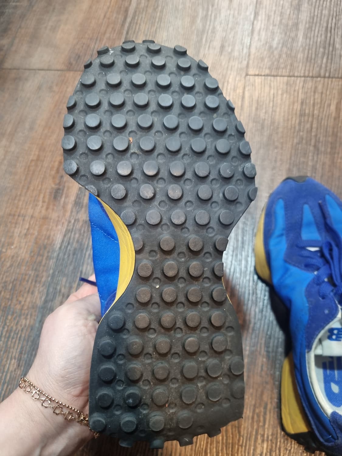 뉴발란스 327 블루/옐로우 225mm 운동화 상품이미지6