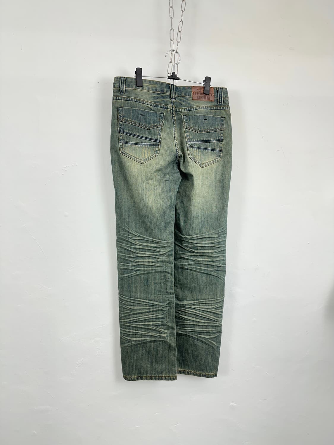 Vintage Faded lines Washing Jeans 상품이미지8