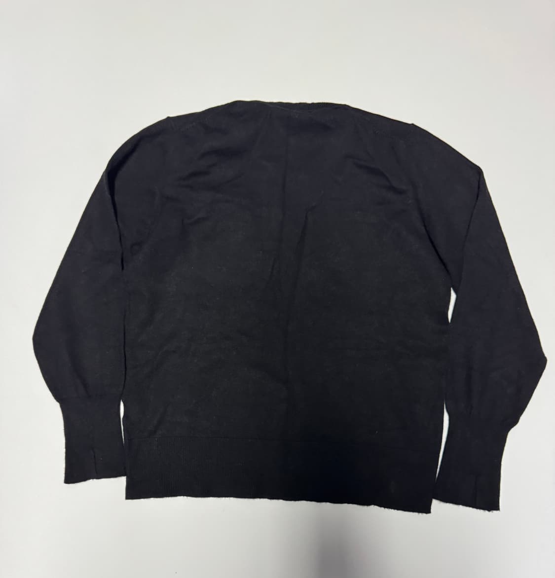 여성 칼라거펠트 22년도 비스코스 니트 S ~ M 블랙 상품이미지2