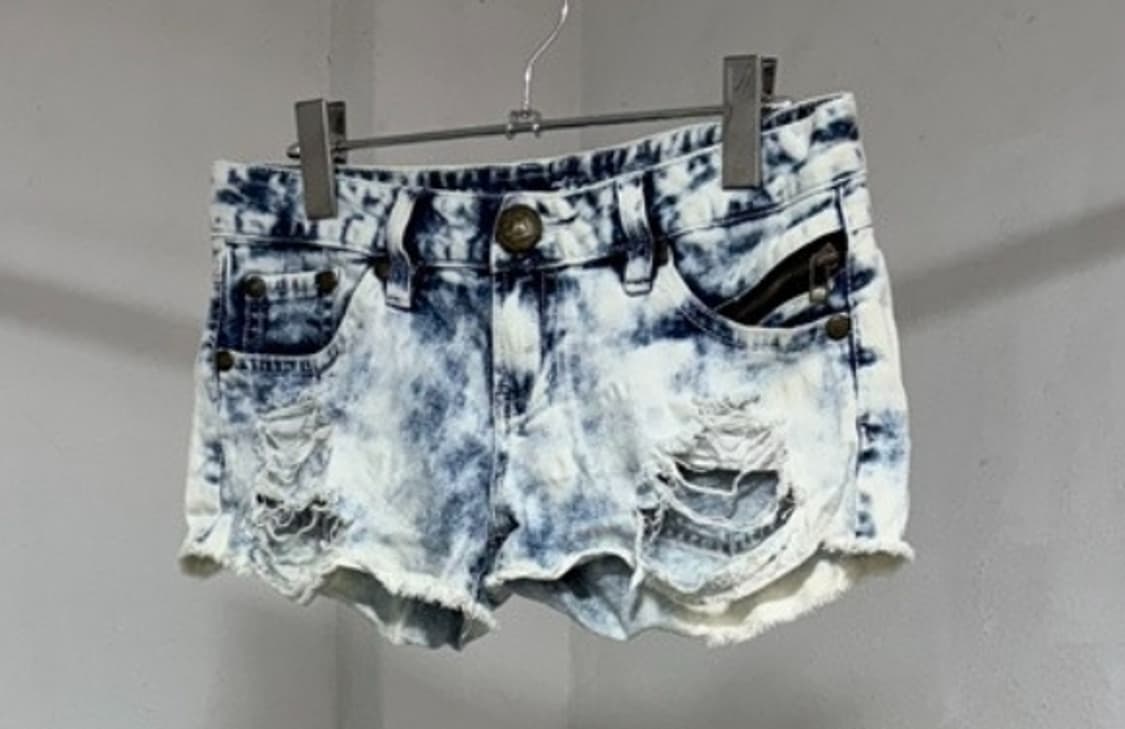 빈티지 타이다이 숏팬츠 데미지 쇼츠 상품이미지1