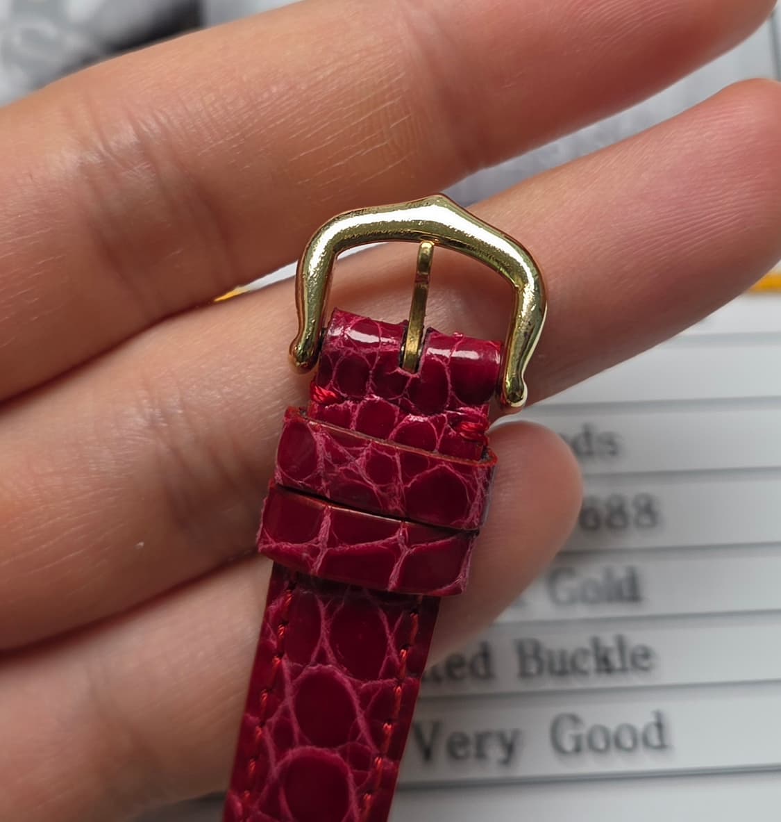 까르띠에 산토스 원형 오리지널 실버로만 블루핸즈 18K콤비 여성용 (감정 상품이미지7