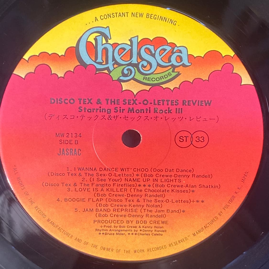 (중고LP-디스코) Disco Tex & His Sex-O-Lettes 상품이미지5