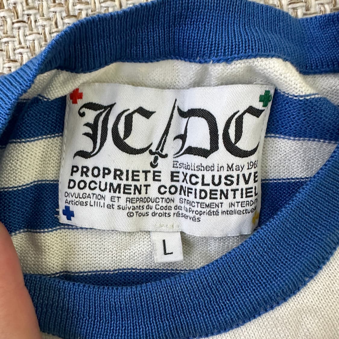 L JCDC 스트라이프 티셔츠 0401D 상품이미지2