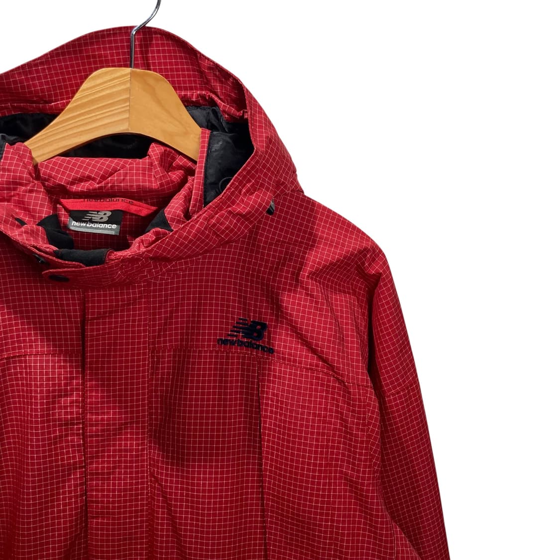 뉴발란스 레드 체크 바람막이 상품이미지3
