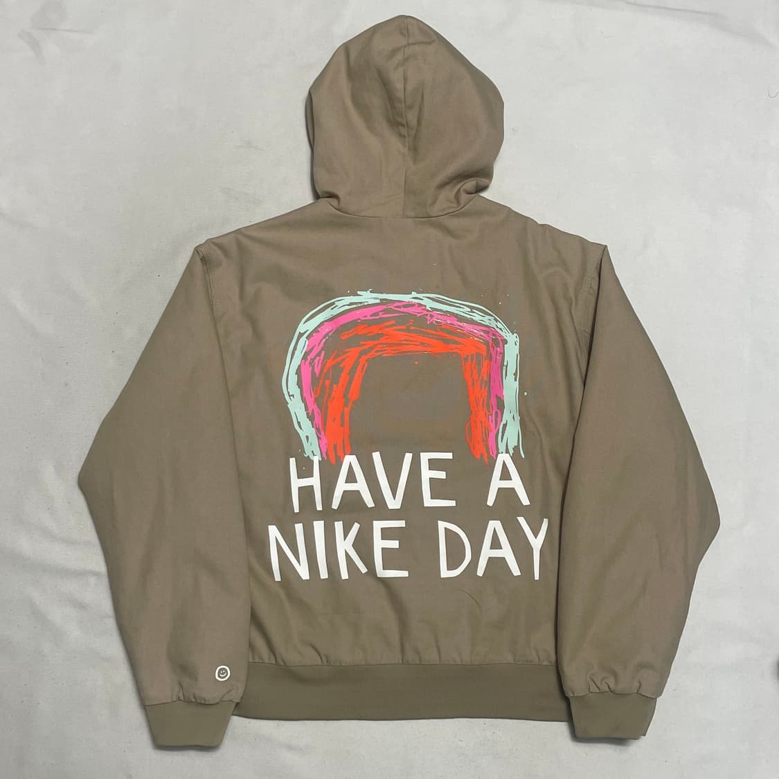 XXL 나이키 베이지 캔버스 후드자켓  상품이미지3