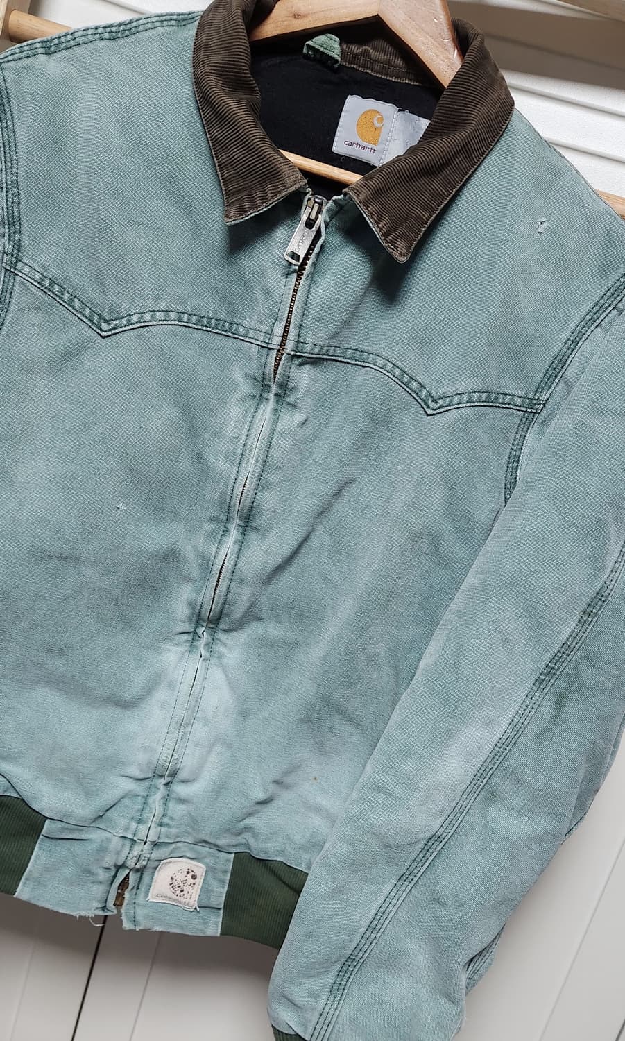 90s 칼하트 JQ2394 Aspen 산타페 세이지그린 자켓 상품이미지5