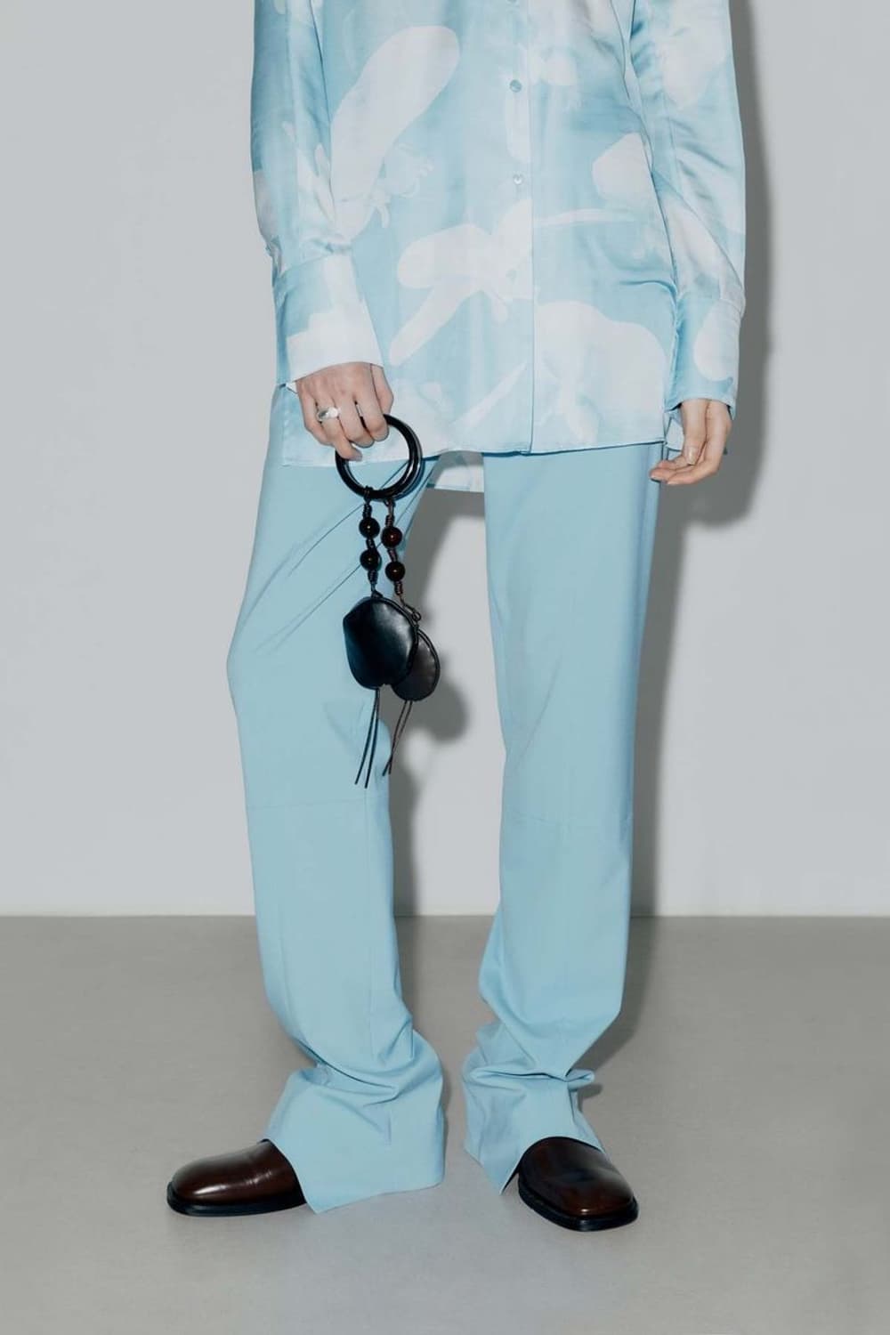 low classic arch hem slim pants 상품이미지1