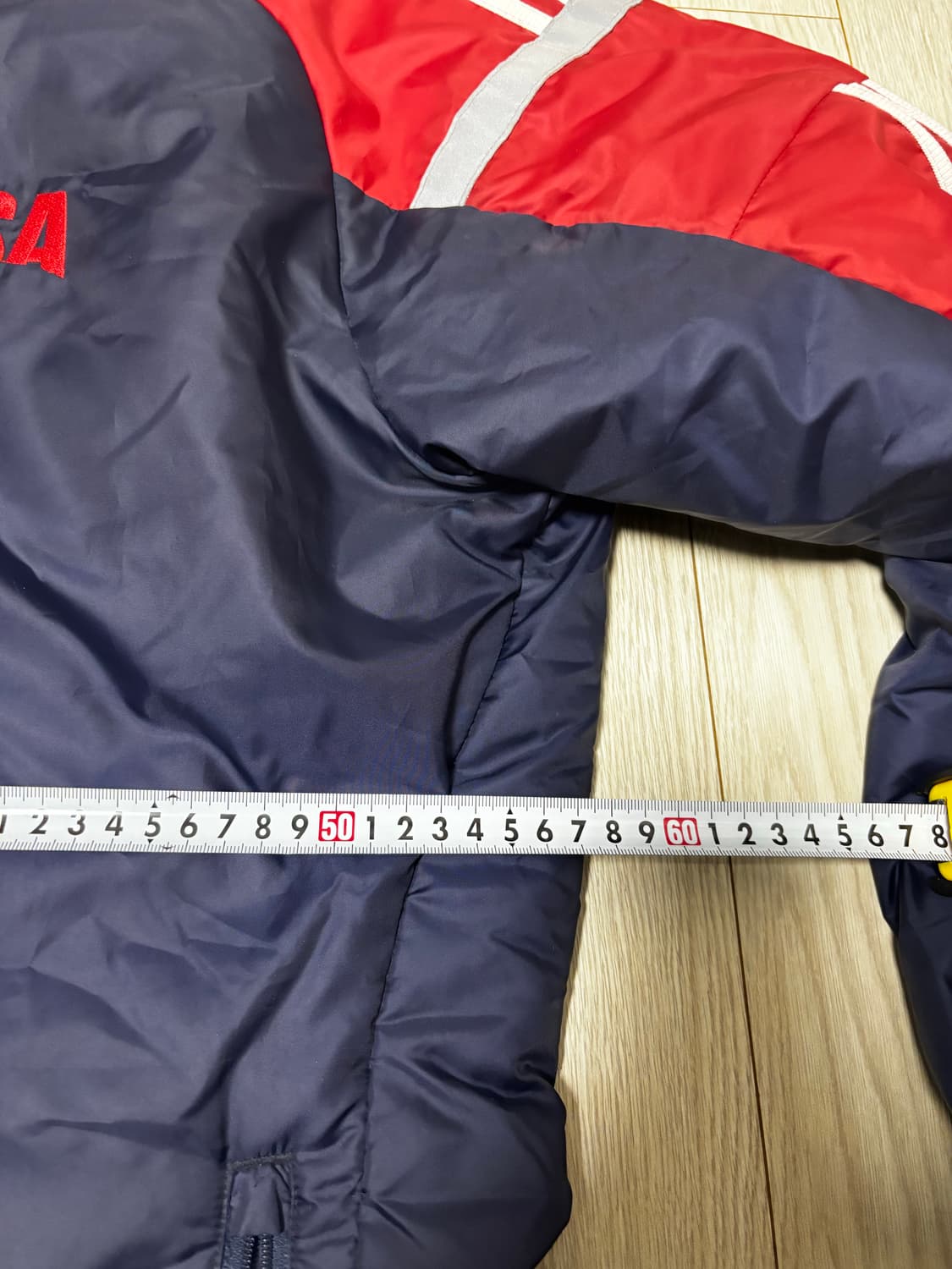 대장급 일본 국대 아디다스 어센틱JFA 한일개최기념 누빔점퍼 상품이미지5