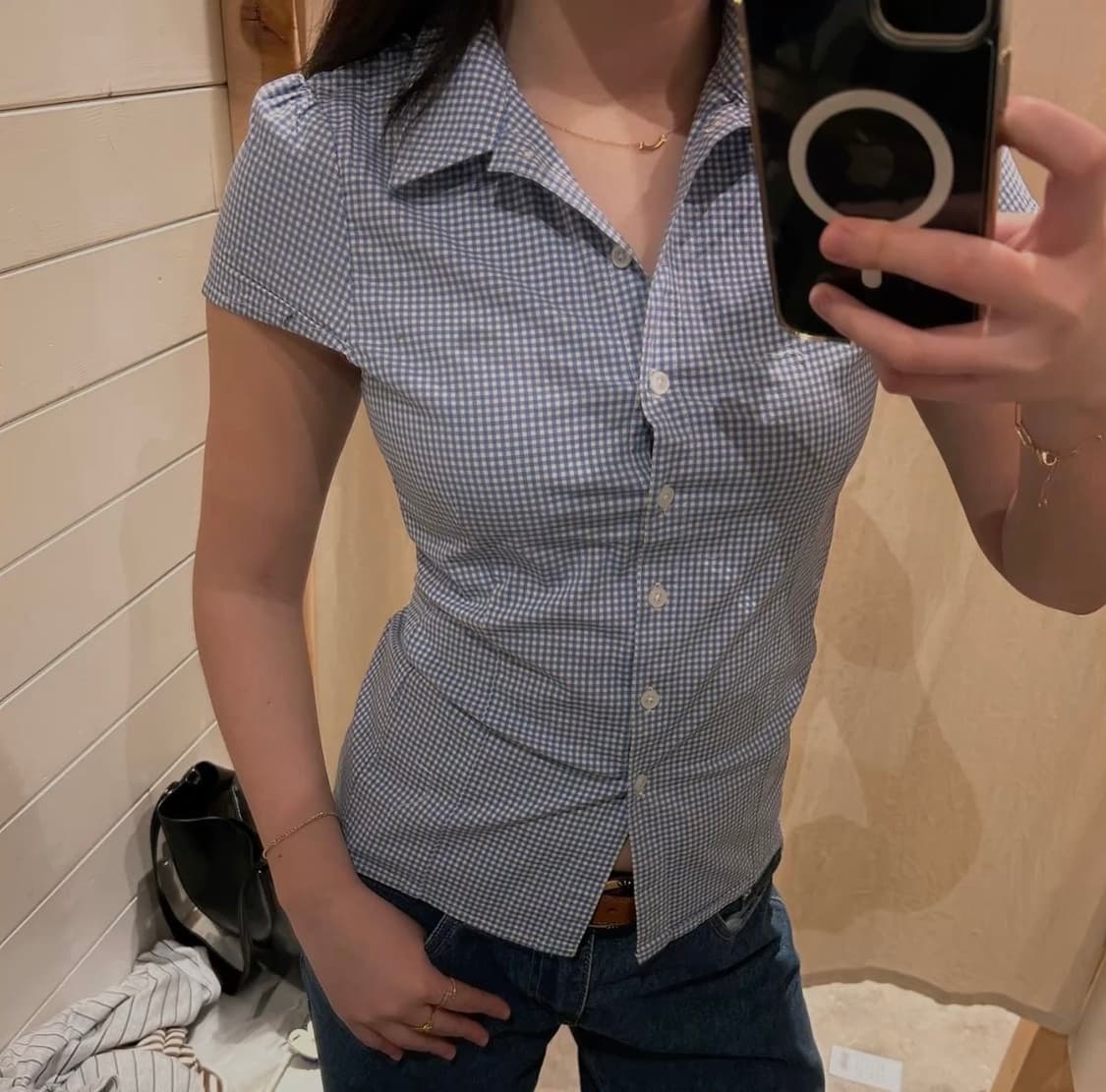 Brandy meille 체크셔츠 상품이미지1