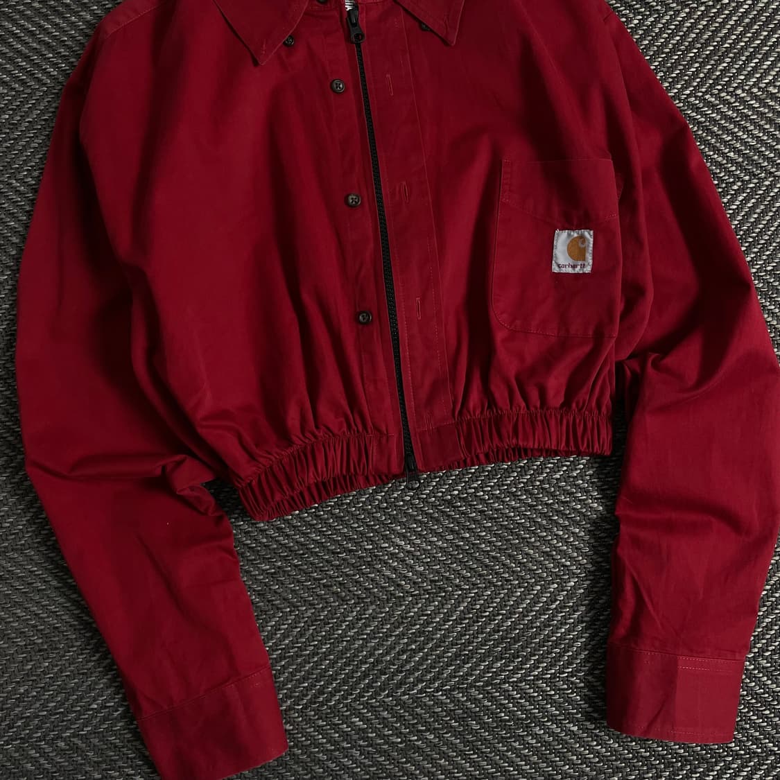 칼하트 크롭 리메이크 투웨이 셔츠 자켓 o 3175 상품이미지2