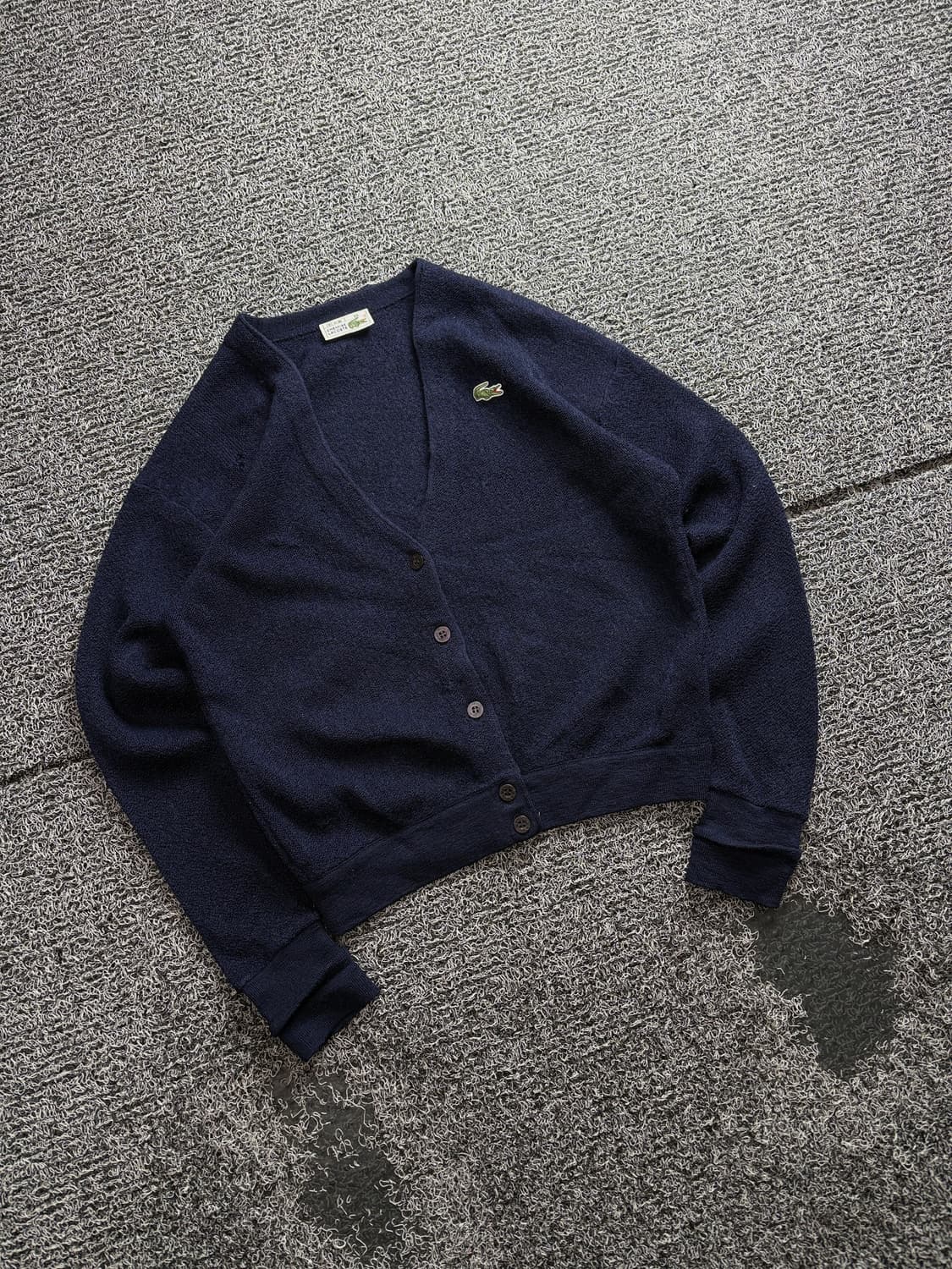 라코스테 아카이브 네이비 울 가디건 3332 상품이미지1