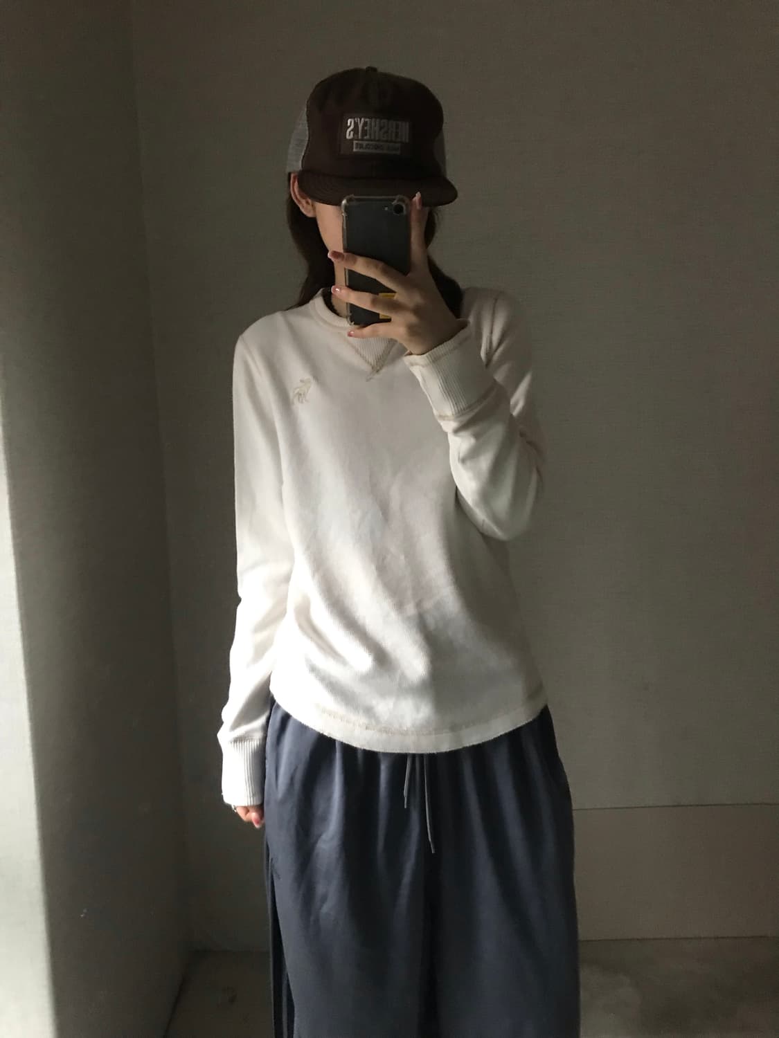 아베크롬비 아이보리 와플 롱슬리브 상품이미지2