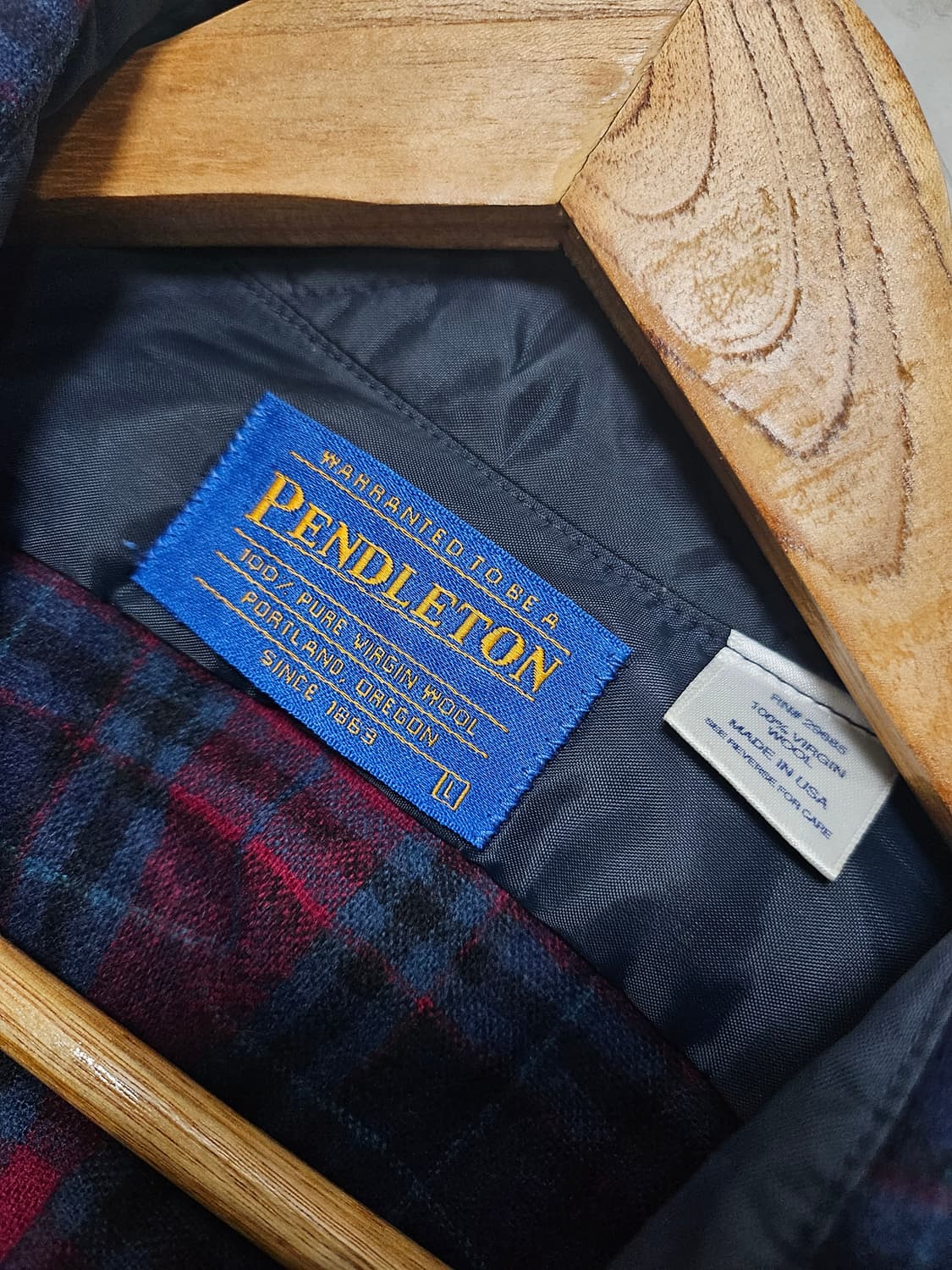 펜들턴 울 체크셔츠 상품이미지3