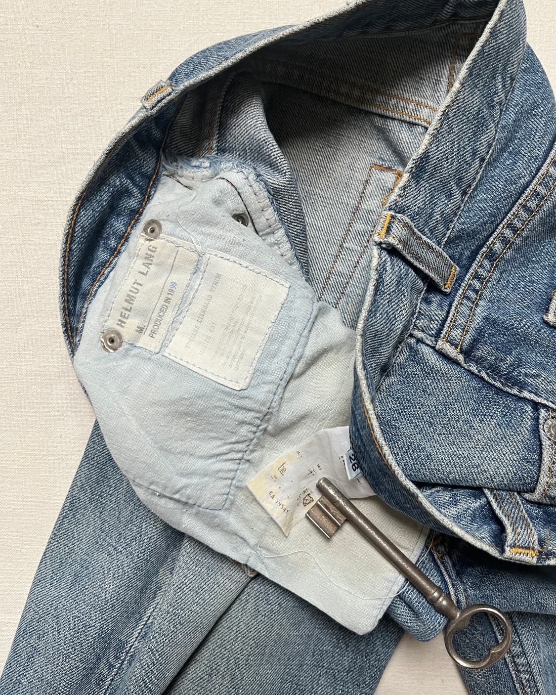 Helmut Lang 1999 italian cut 데님 헬무트랭  상품이미지7