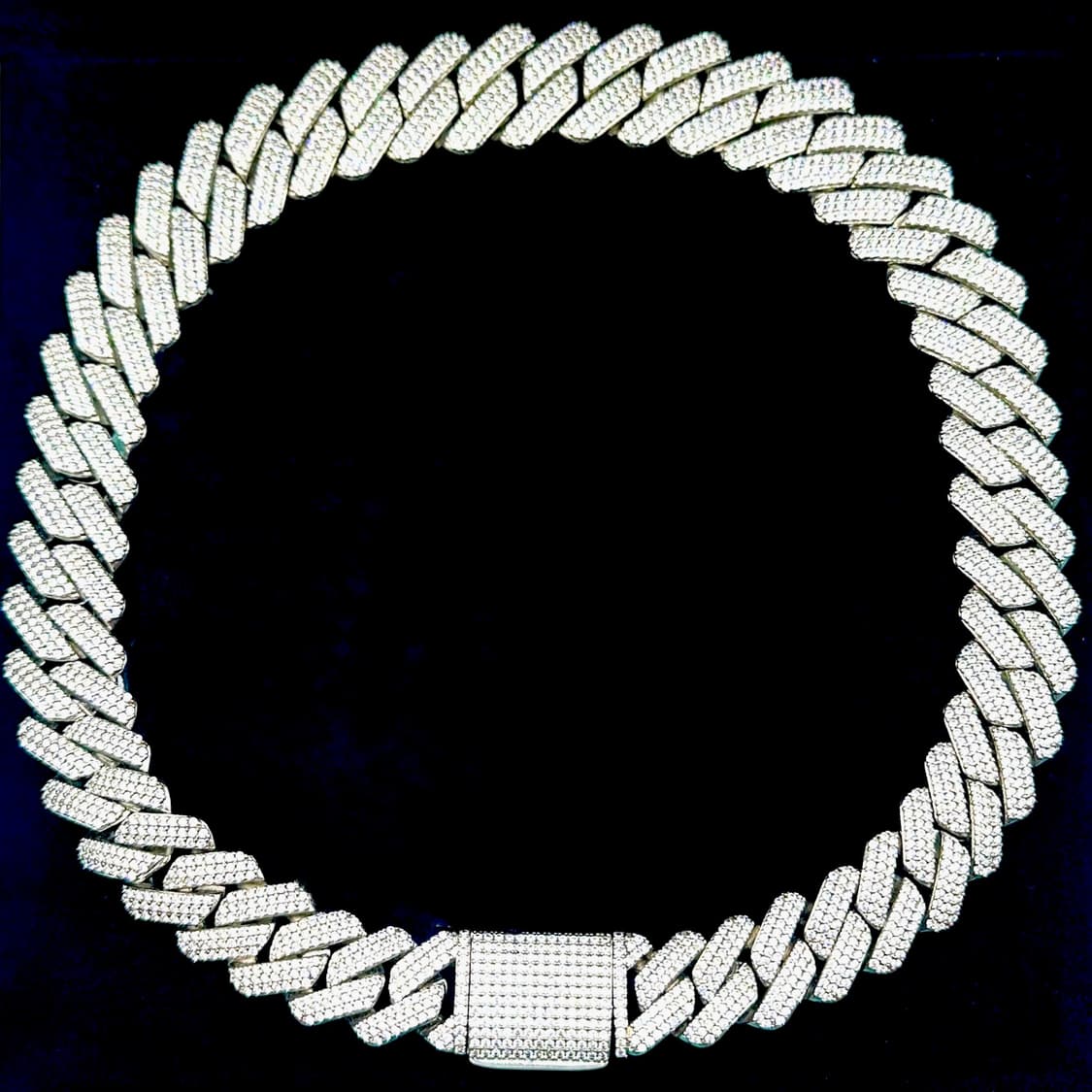 ICE BLUE 시그니처 20mm 쿠반체인 상품이미지2