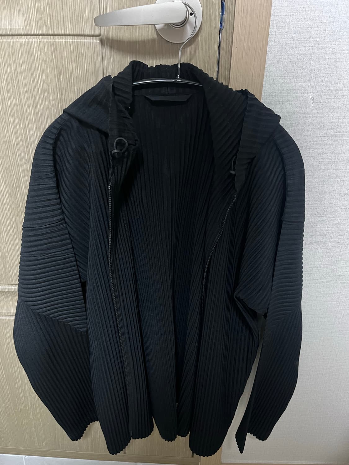 (3) 옴므플리세 후드집업 블랙 상품이미지1