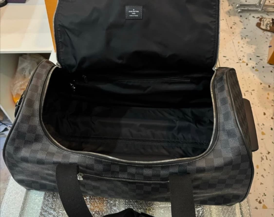 루이비통 그라피트 밴드리에르 코팅 캔버스 레더 키폴 상품이미지4