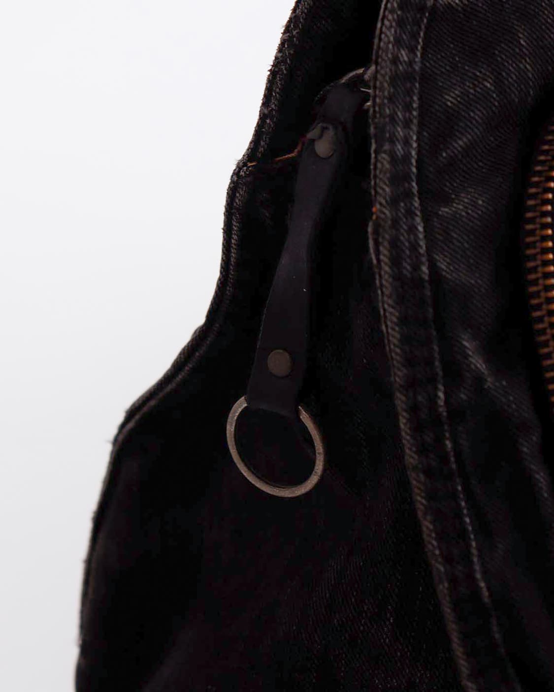 [DIESEL] 워시드 블랙 데님 숄더 백 상품이미지5