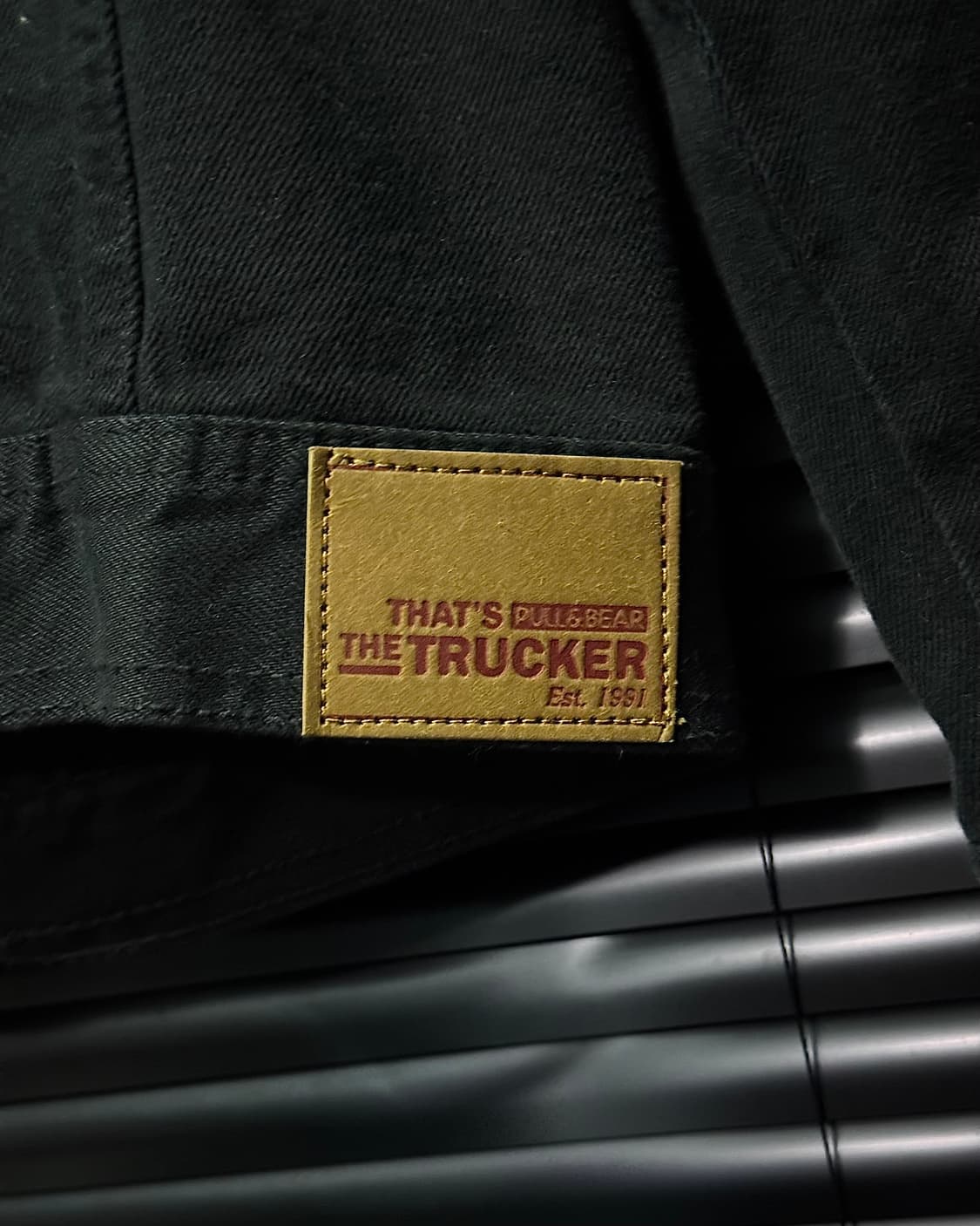 풀앤베어 한야 도깨비 사무라이 블랙 데님 트러커 워크 자켓 일본 100 상품이미지7