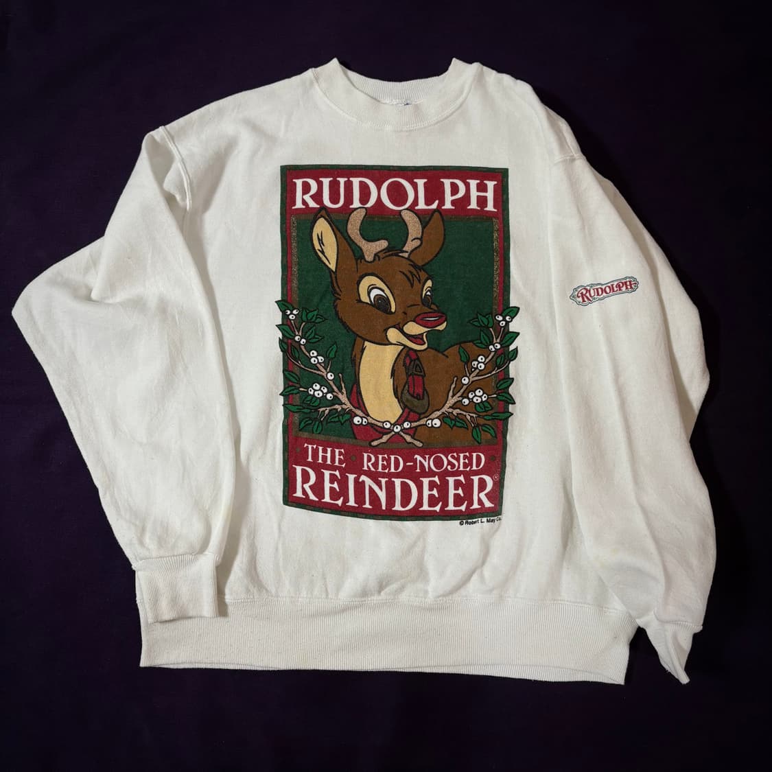 90s Rudolph Sweatshirt 디즈니 상품이미지1