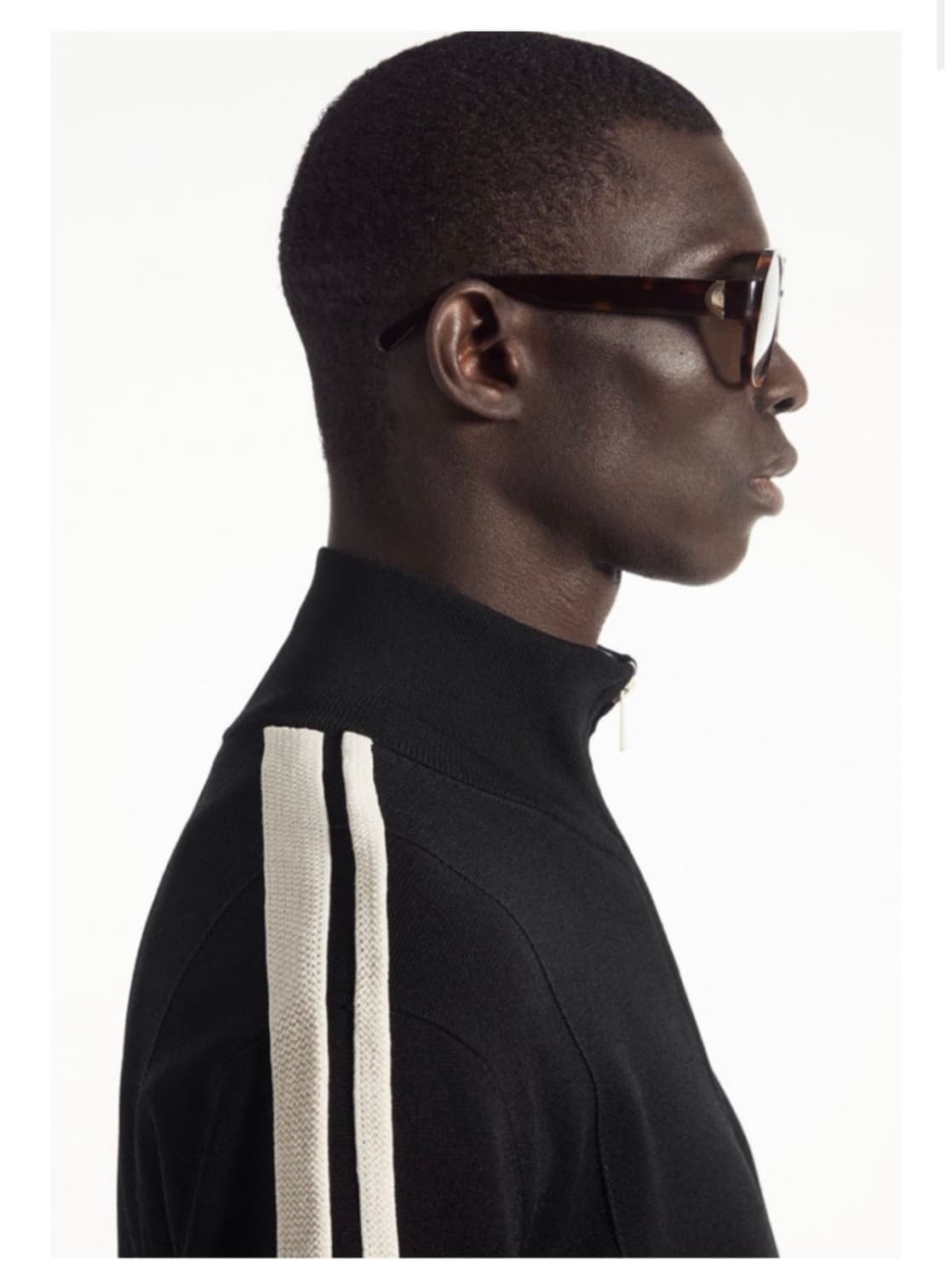 코스 니트 트랙자켓 블랙 S 상품이미지6