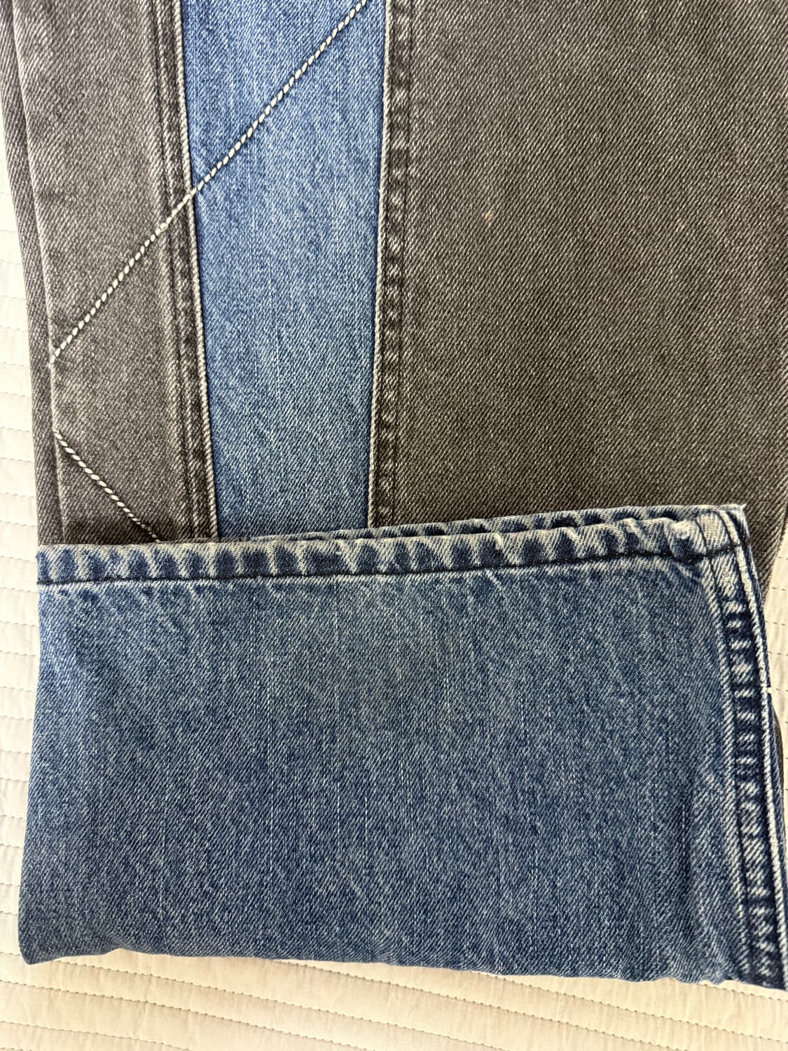 [34] 슈프림 투톤 패널드 진 블랙 상품이미지8