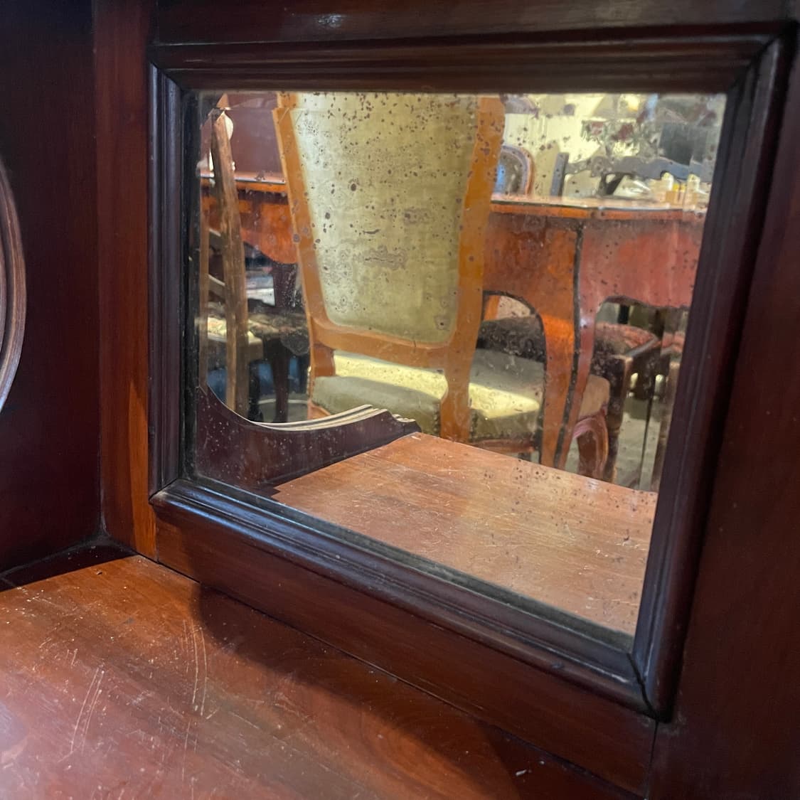 앤틱 우드카빙 거울수납장 상품이미지5