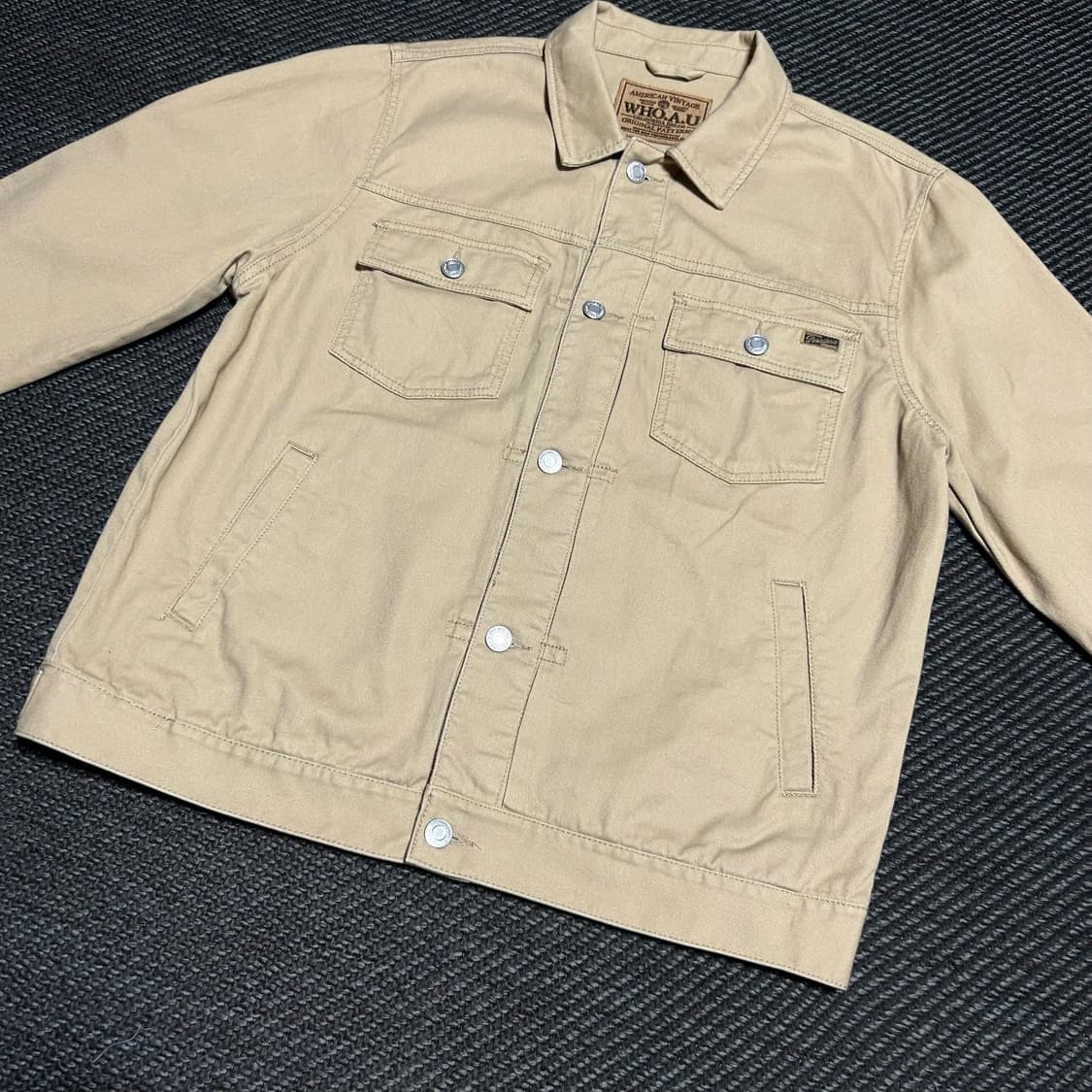 [XL] Who.a.u 후아유 베이지 트러커 자켓 상품이미지5