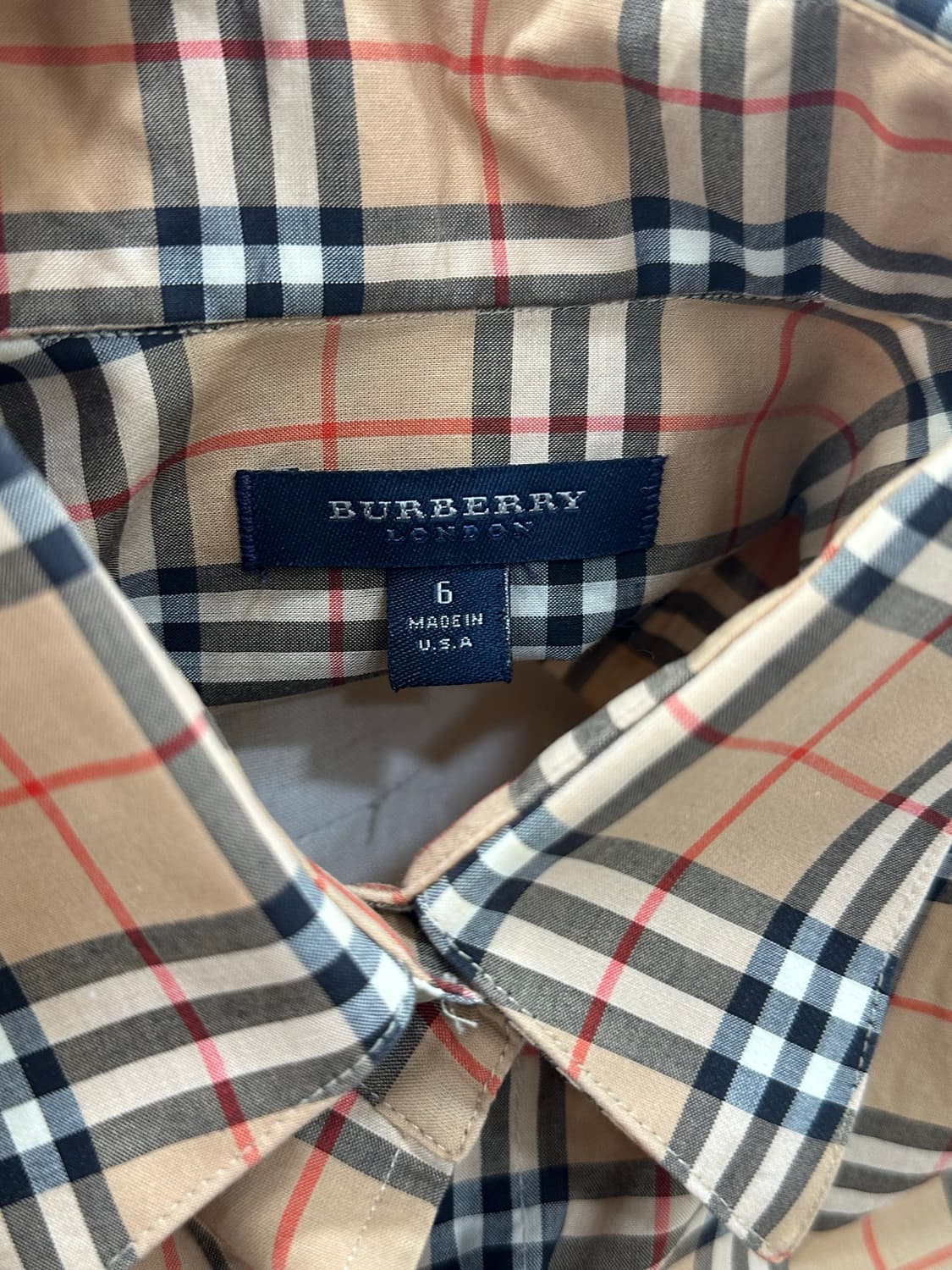 버버리 노바체크 여성 남방 상품이미지8