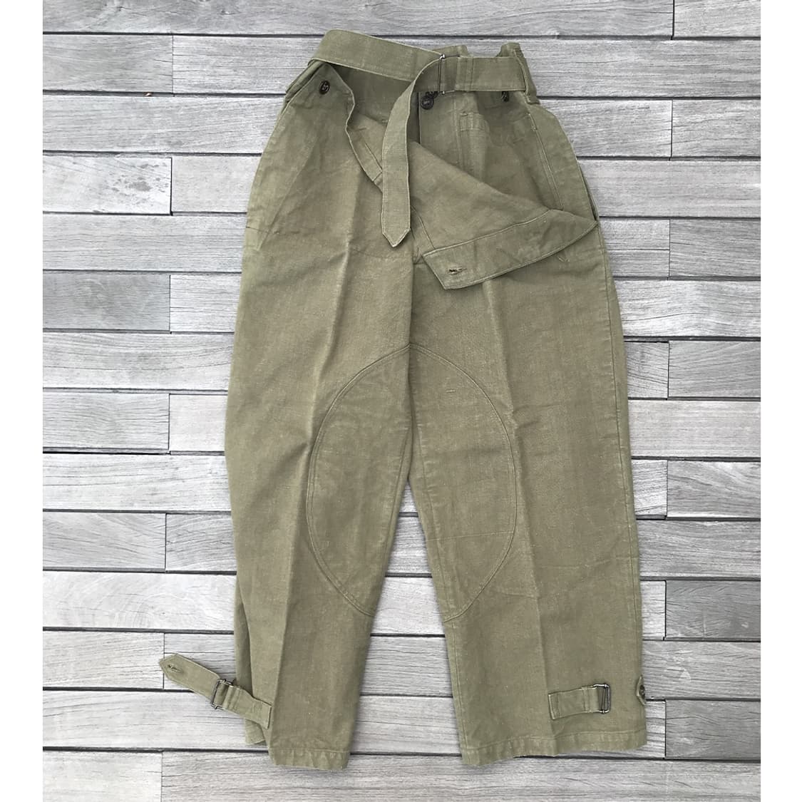 사이즈1 민트급 50년대 프랑스군 모터사이클병 오버팬츠 상품이미지2