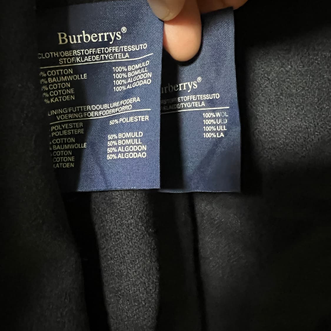 버버리 더블 브레스티드 울카라 트렌치코트 38 상품이미지8