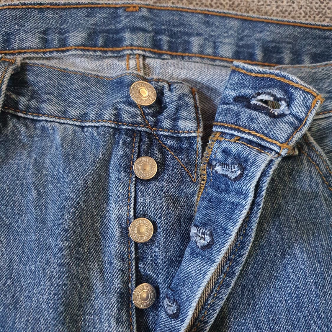유럽 리바이스 501 버튼 빈티지  데님 no.13 상품이미지3