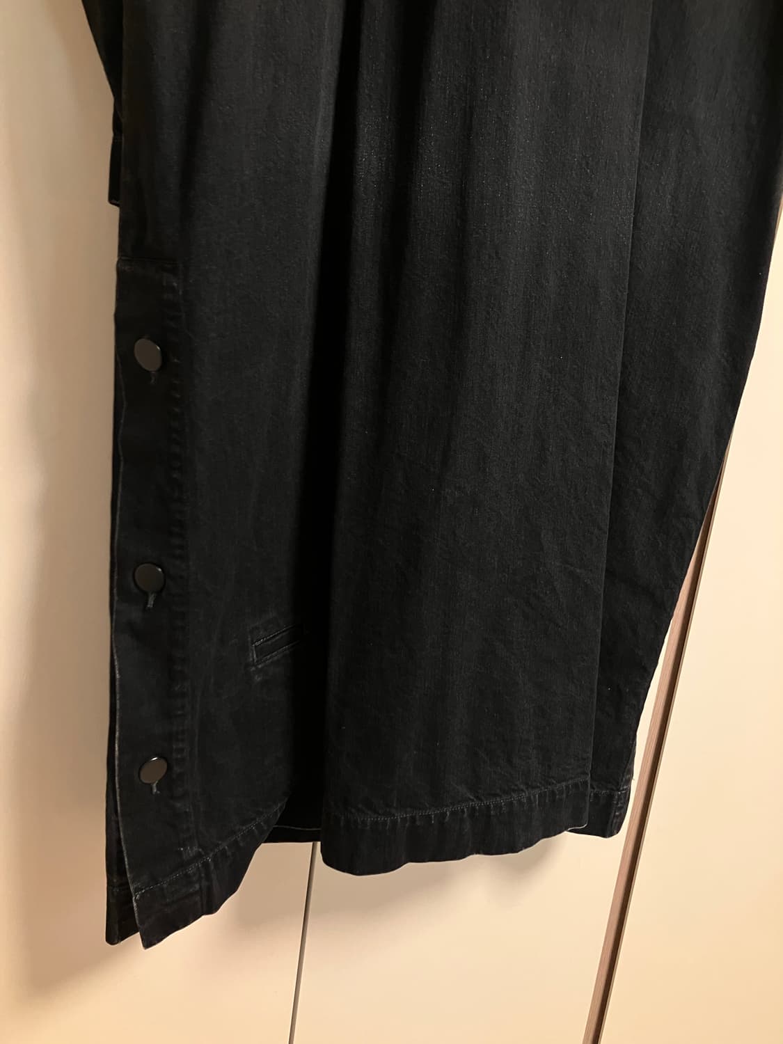 둘카마라 오버사이즈 워시드 데님 초어 코트 상품이미지5