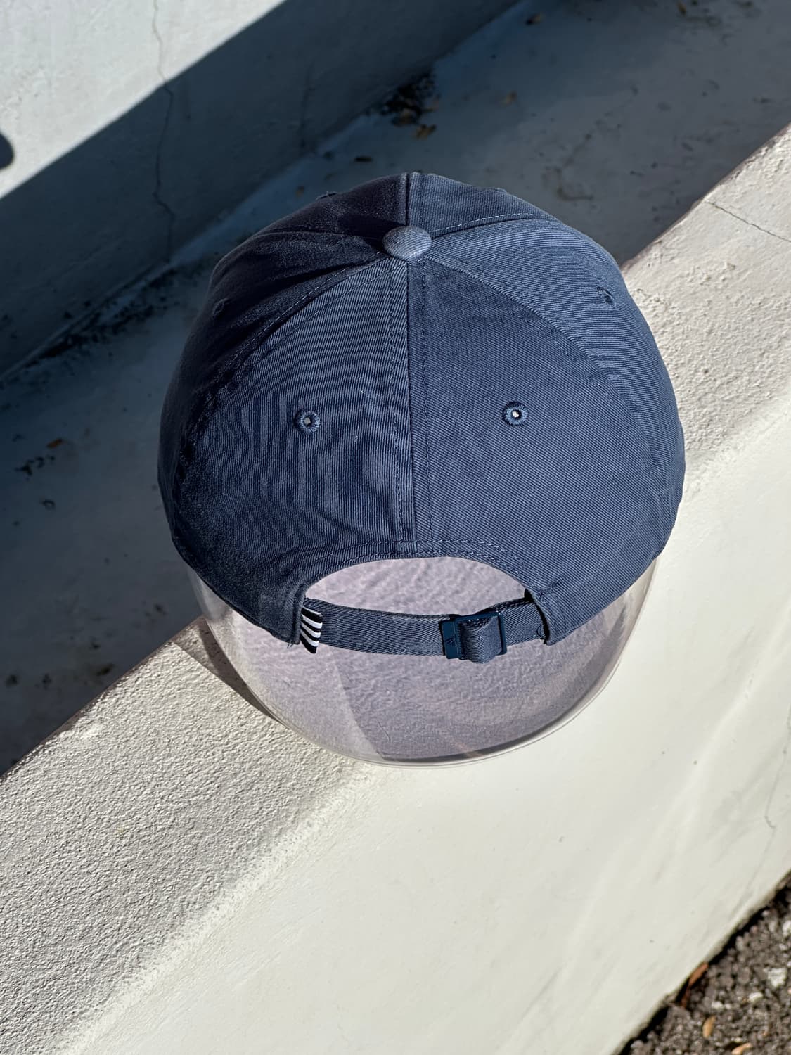 [F] 아디다스 로고 네이비 볼캡 모자 상품이미지4