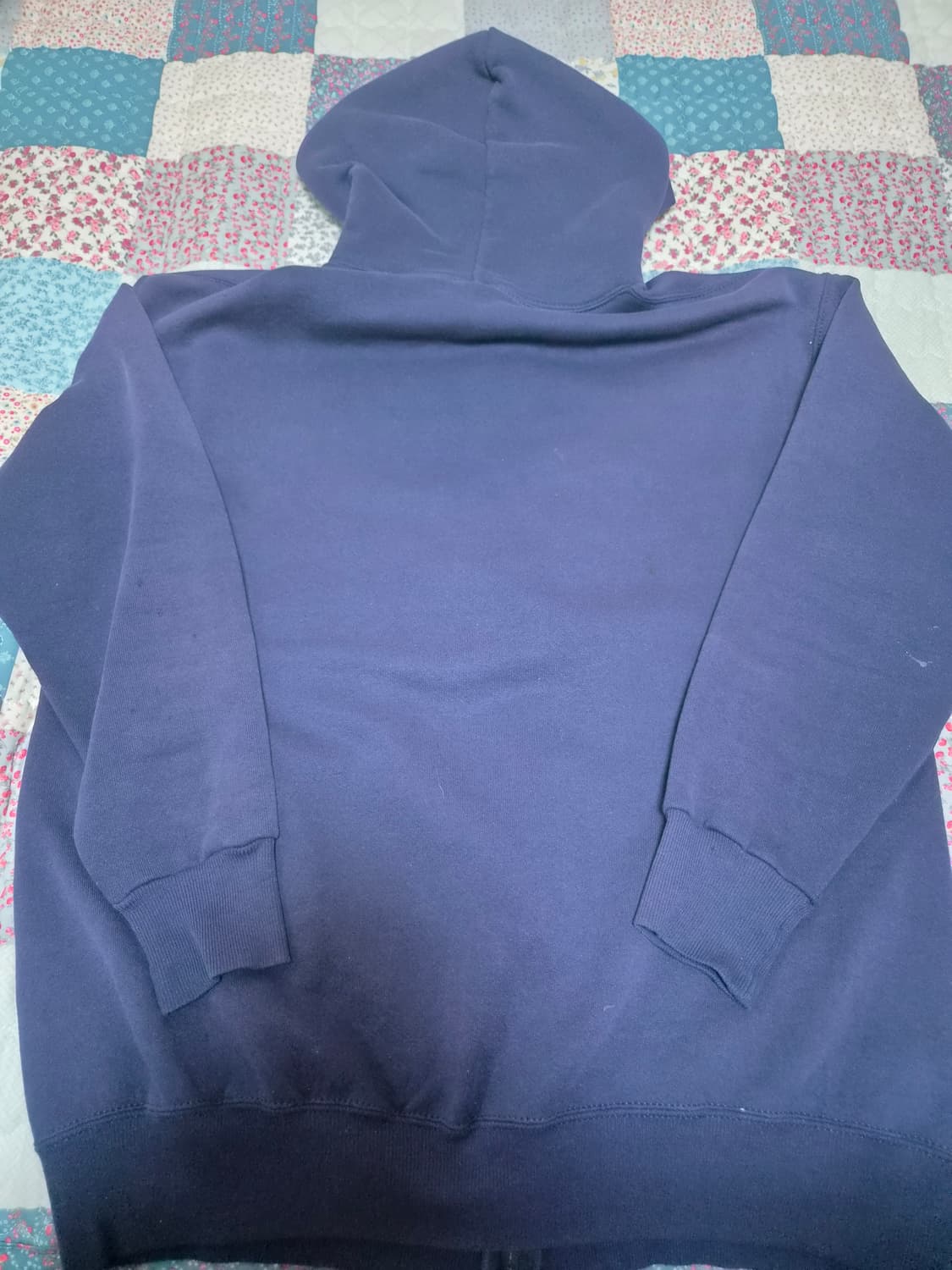 90's Made in USA 러셀 후드집업 네이비 L 상품이미지4