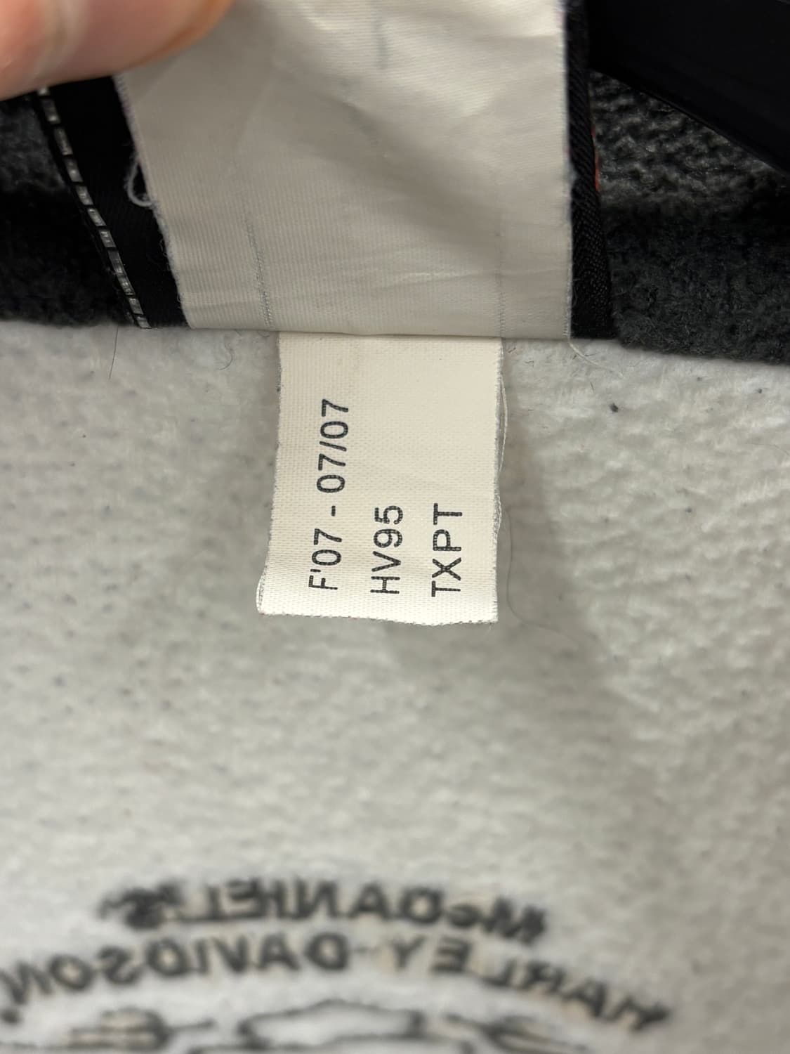 할리데이비슨 반집업 플리스 L 상품이미지5