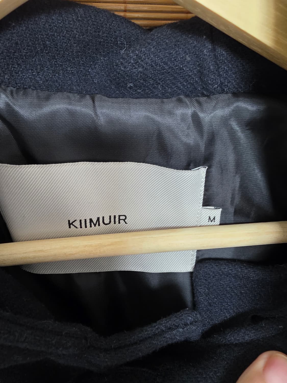 KIIMUIR 울 더플 숏코트 M 상품이미지6