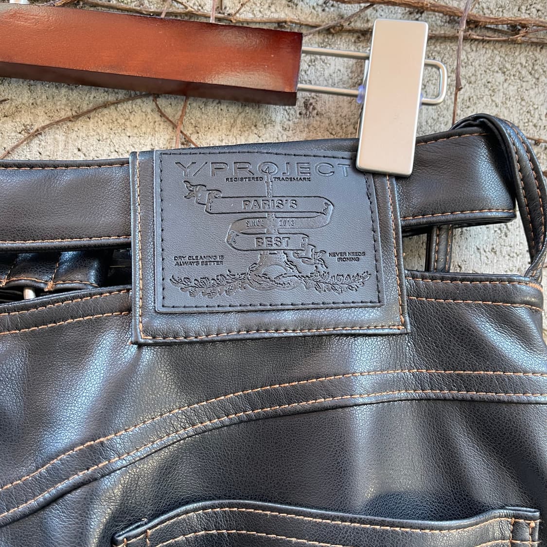 [M] Y/ Project Unisex Leather Pants 상품이미지7