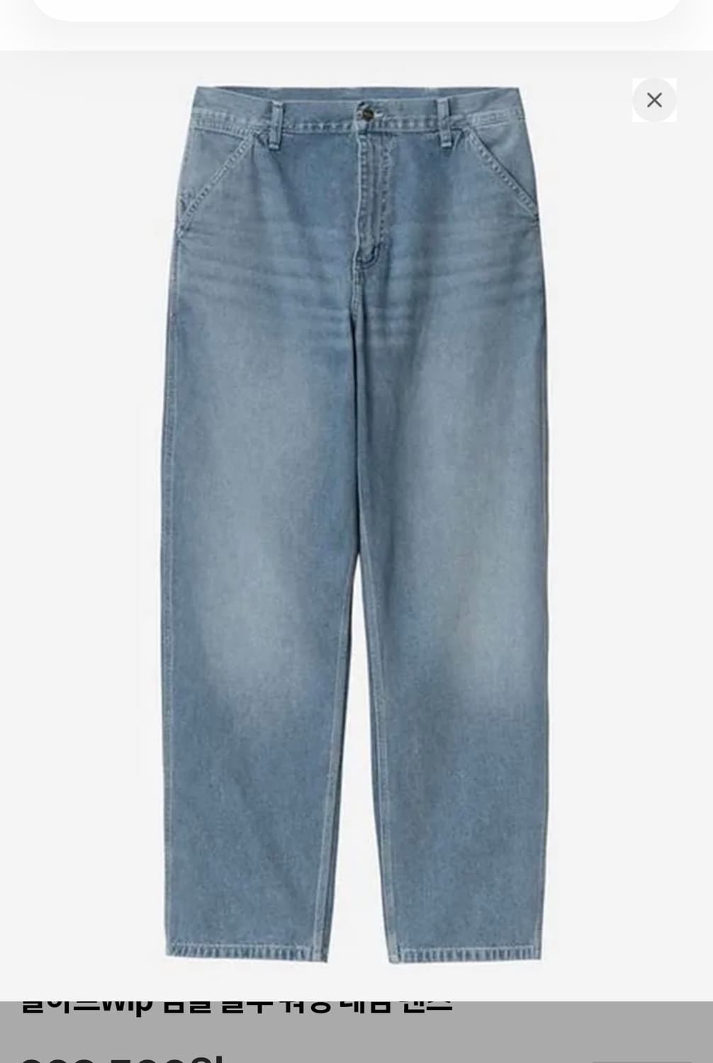 [32/32] 칼하트wip 심플팬츠 라이트블루 상품이미지3