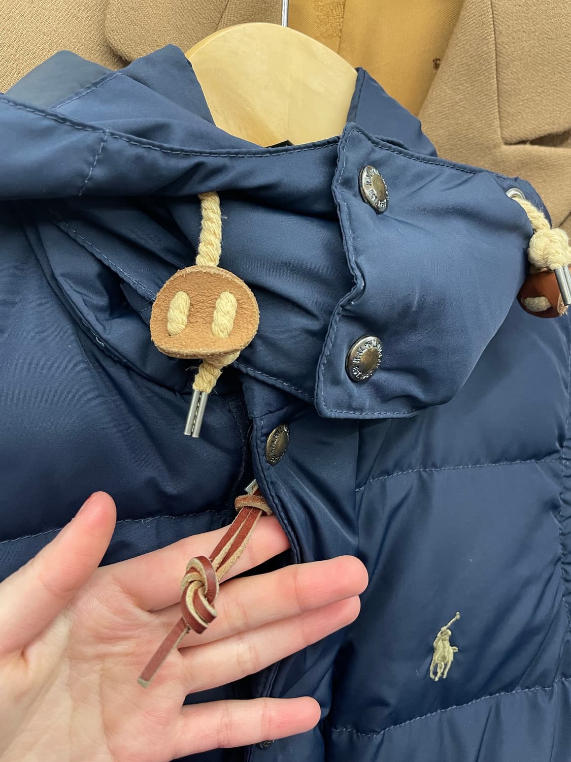 PRL 폴로 랄프로렌 후드 패딩 베스트 상품이미지7