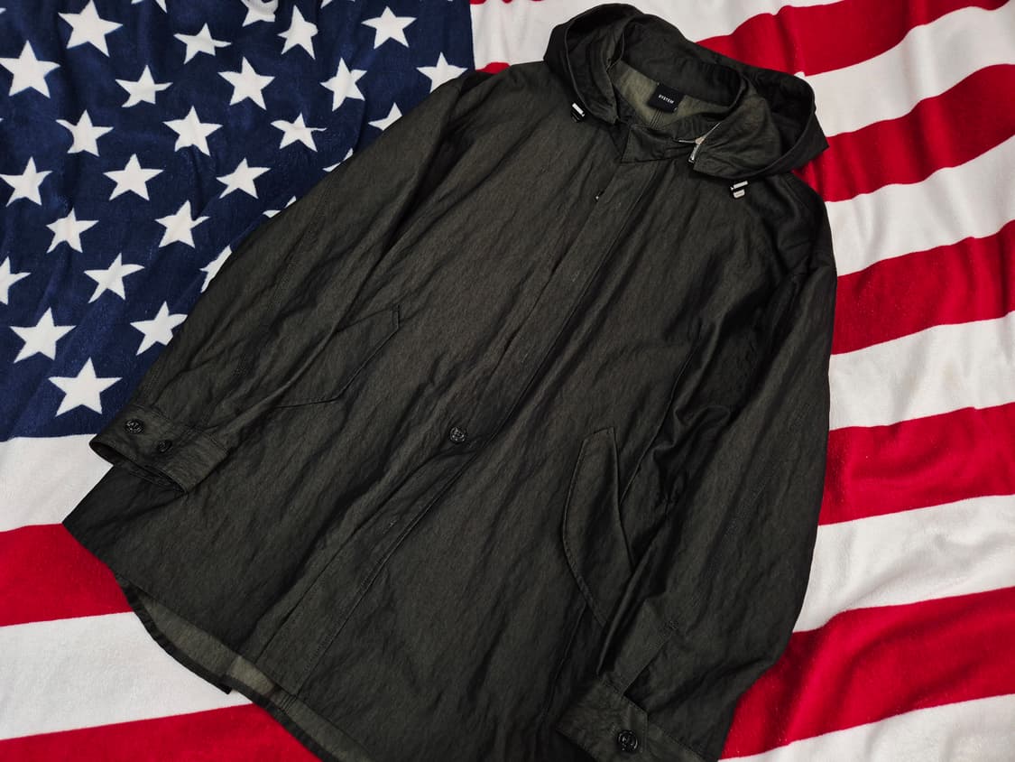 SYSTEM 시스템 야상 후드 점퍼 자켓 올리브 상품이미지1