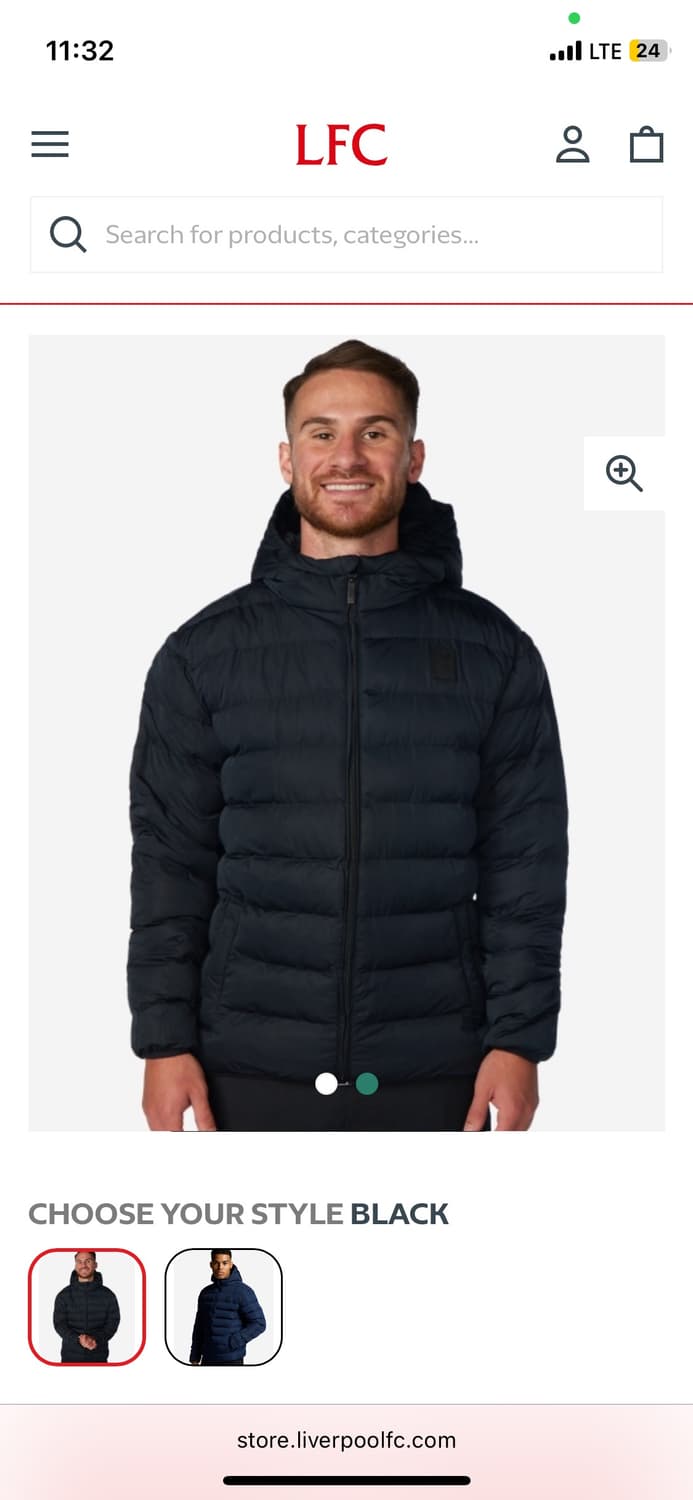 리버풀 25 LFC Puffer jacket XXL 상품이미지2