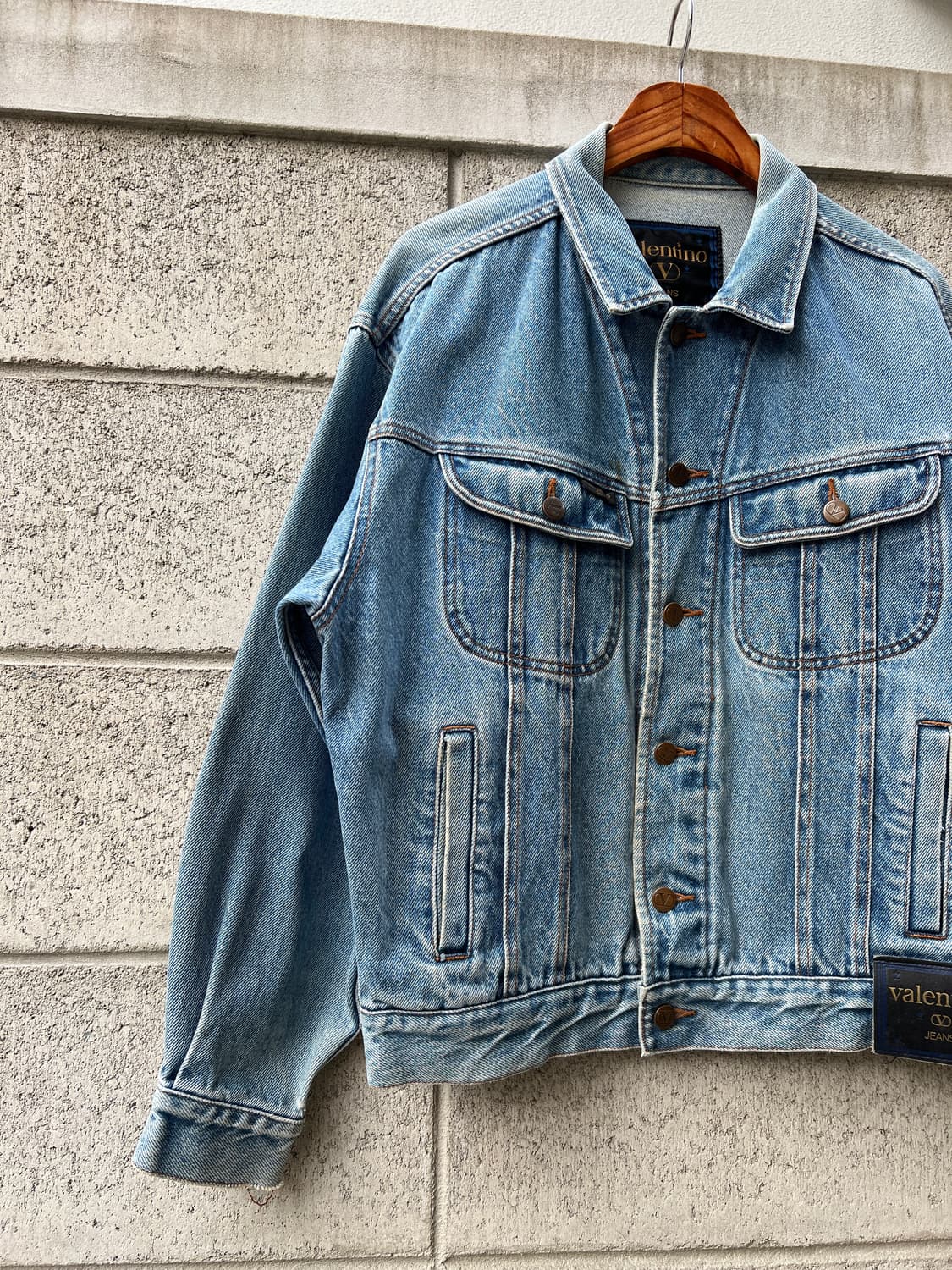 1990s VALENTINO DENIM TRUCKER 발렌티노 데님자켓 상품이미지3